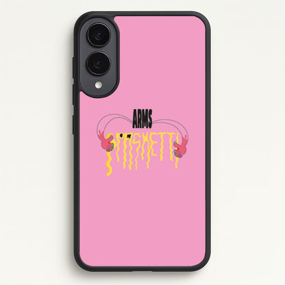 Arms Spaghetti - Pink  - Eminem Phone Case for Galaxy S25 Edge