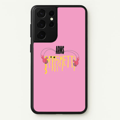 Arms Spaghetti - Pink  - Eminem Phone Case for Galaxy S21 Ultra