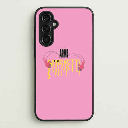 Arms Spaghetti - Pink  - Eminem Phone Case for Galaxy A14