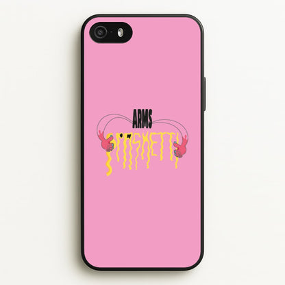 Arms Spaghetti - Pink  - Eminem Phone Case for iPhone 5 / 5s / SE 2016
