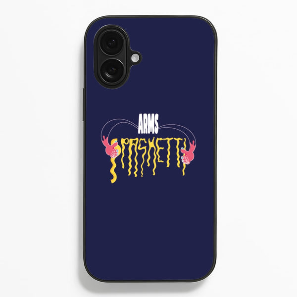 Arms Spaghetti - Dark Blue Phone Case