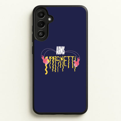 Arms Spaghetti - Dark Blue  - Eminem Phone Case for Galaxy A36