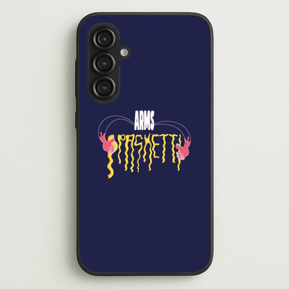 Arms Spaghetti - Dark Blue  - Eminem Phone Case for Galaxy S23FE