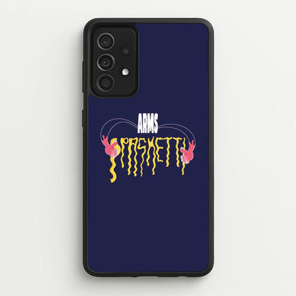 Arms Spaghetti - Dark Blue  - Eminem Phone Case for Galaxy A52 / A52s