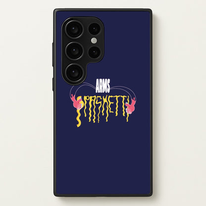 Arms Spaghetti - Dark Blue  - Eminem Phone Case for Galaxy S24 Ultra