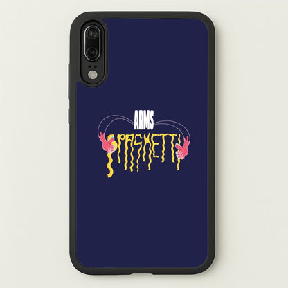 Arms Spaghetti - Dark Blue  - Eminem Phone Case for Huawei P20