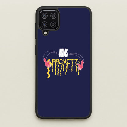 Arms Spaghetti - Dark Blue  - Eminem Phone Case for Galaxy A12