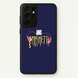 Arms Spaghetti - Dark Blue  - Eminem Phone Case for Galaxy S21 Ultra