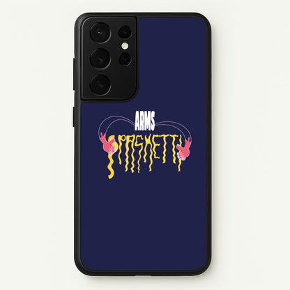 Arms Spaghetti - Dark Blue  - Eminem Phone Case for Galaxy S21 Ultra