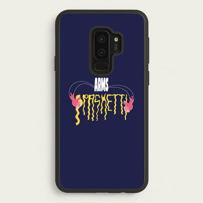 Arms Spaghetti - Dark Blue  - Eminem Phone Case for Galaxy S9 Plus