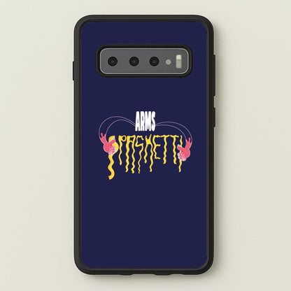 Arms Spaghetti - Dark Blue  - Eminem Phone Case for Galaxy S10
