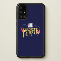 Arms Spaghetti - Dark Blue  - Eminem Phone Case for Galaxy A71