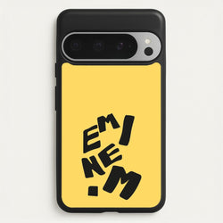 Text  - Eminem Phone Case for Google Pixel 9 Pro XL
