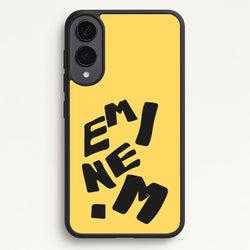 Text  - Eminem Phone Case for Galaxy S25 Edge