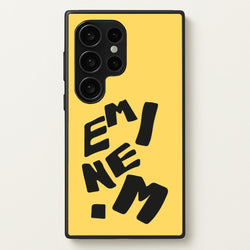 Text  - Eminem Phone Case for Galaxy S24 Ultra