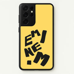 Text  - Eminem Phone Case for Galaxy S21 Ultra