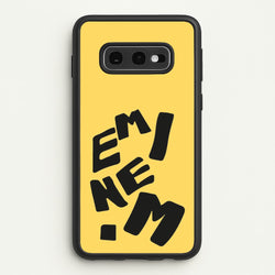 Text  - Eminem Phone Case for Galaxy S10e