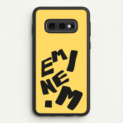 Text  - Eminem Phone Case for Galaxy S10e