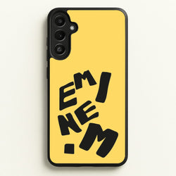 Text  - Eminem Phone Case for Galaxy A36