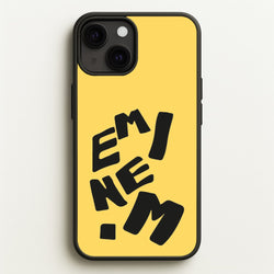 Text  - Eminem Phone Case for iPhone 13 Mini
