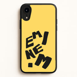 Text  - Eminem Phone Case for iPhone XR