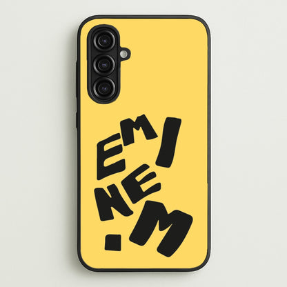 Text  - Eminem Phone Case for Galaxy A16