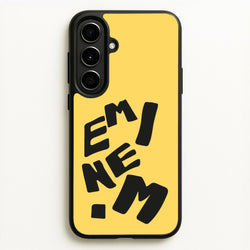 Text  - Eminem Phone Case for Galaxy A56