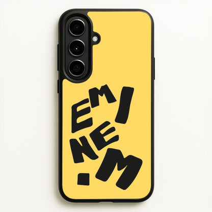 Text  - Eminem Phone Case for Galaxy A56
