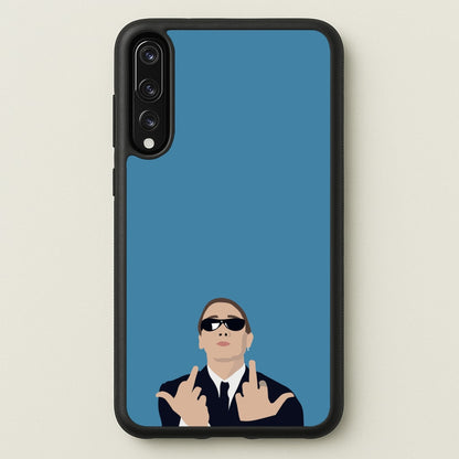 Middle Finger  - Eminem Phone Case for Huawei P20 Pro