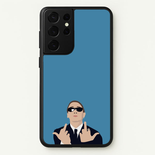 Middle Finger  - Eminem Phone Case for Galaxy S21 Ultra