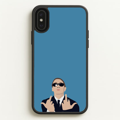 Middle Finger  - Eminem Phone Case for iPhone XS Max