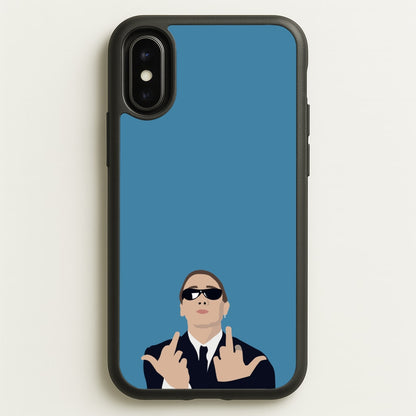 Middle Finger  - Eminem Phone Case for iPhone X / XS