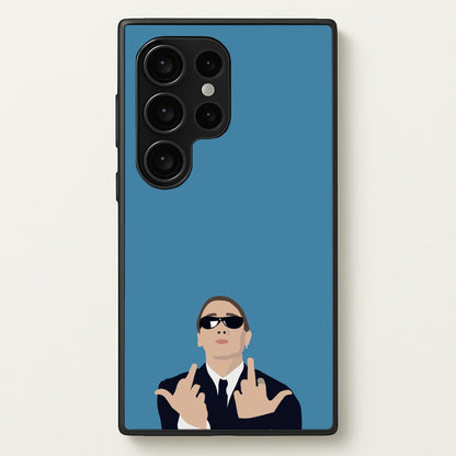 Middle Finger  - Eminem Phone Case for Galaxy S24 Ultra