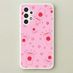 Coffee Pattern - Chamberlain  - Emma Chamerlain Phone Case for Galaxy A13