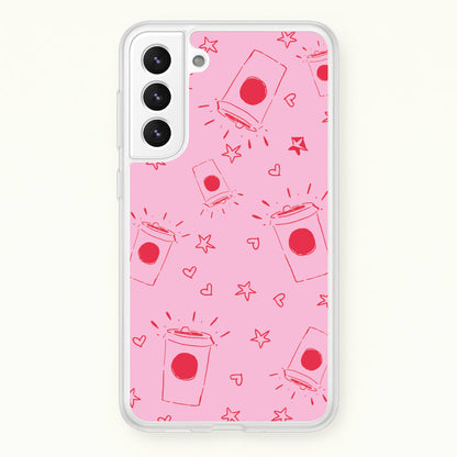 Coffee Pattern - Chamberlain  - Emma Chamerlain Phone Case for Galaxy S22 Plus