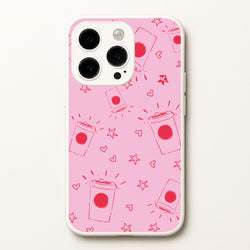 Coffee Pattern - Chamberlain  - Emma Chamerlain Phone Case for iPhone 14 Pro
