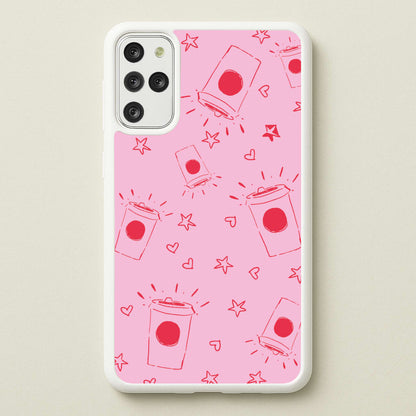Coffee Pattern - Chamberlain  - Emma Chamerlain Phone Case for Galaxy S20 Plus