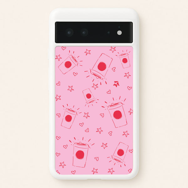 Coffee Pattern - Chamberlain  - Emma Chamerlain Phone Case for Google Pixel 6