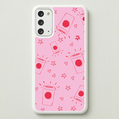 Coffee Pattern - Chamberlain  - Emma Chamerlain Phone Case for Galaxy Note 20