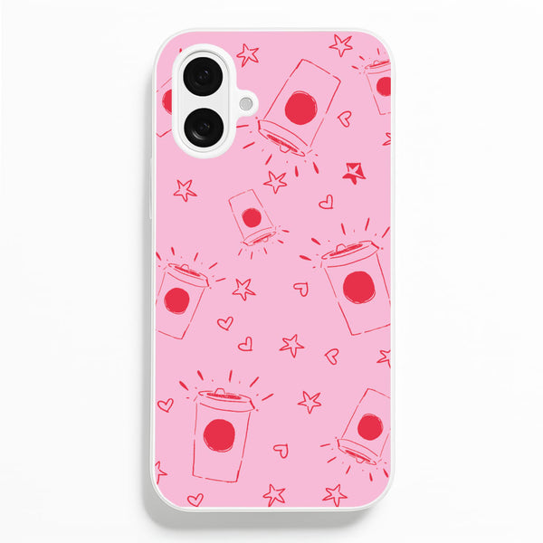 Coffee Pattern - Chamberlain  - Emma Chamerlain Phone Case for iPhone 16 Plus