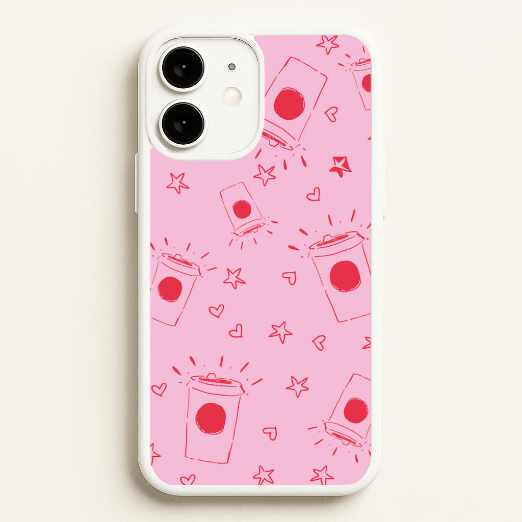 Coffee Pattern - Chamberlain  - Emma Chamerlain Phone Case for iPhone 11