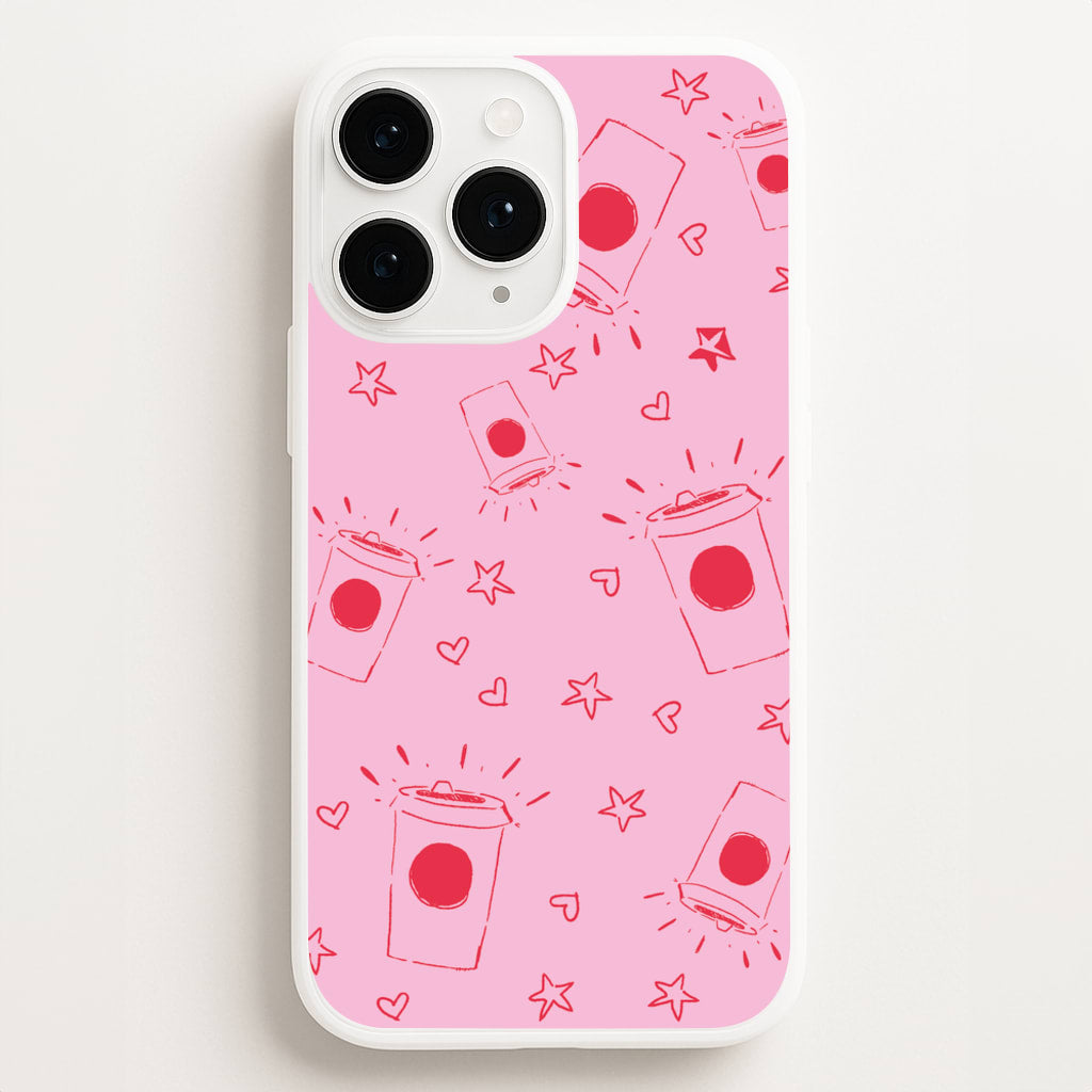 Coffee Pattern - Chamberlain  - Emma Chamerlain Phone Case for iPhone 12 Pro Max
