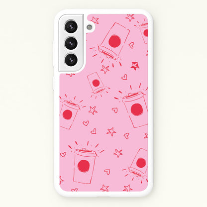 Coffee Pattern - Chamberlain  - Emma Chamerlain Phone Case for Galaxy S21