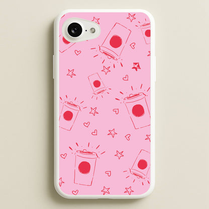 Coffee Pattern - Chamberlain  - Emma Chamerlain Phone Case for iPhone 16e
