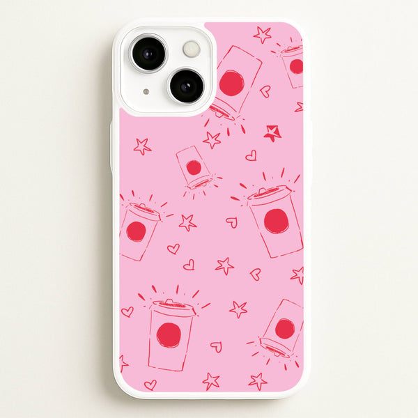Coffee Pattern - Chamberlain  - Emma Chamerlain Phone Case for iPhone 13 Mini