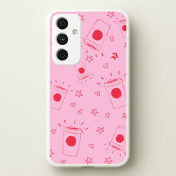 Coffee Pattern - Chamberlain  - Emma Chamerlain Phone Case for Galaxy A55