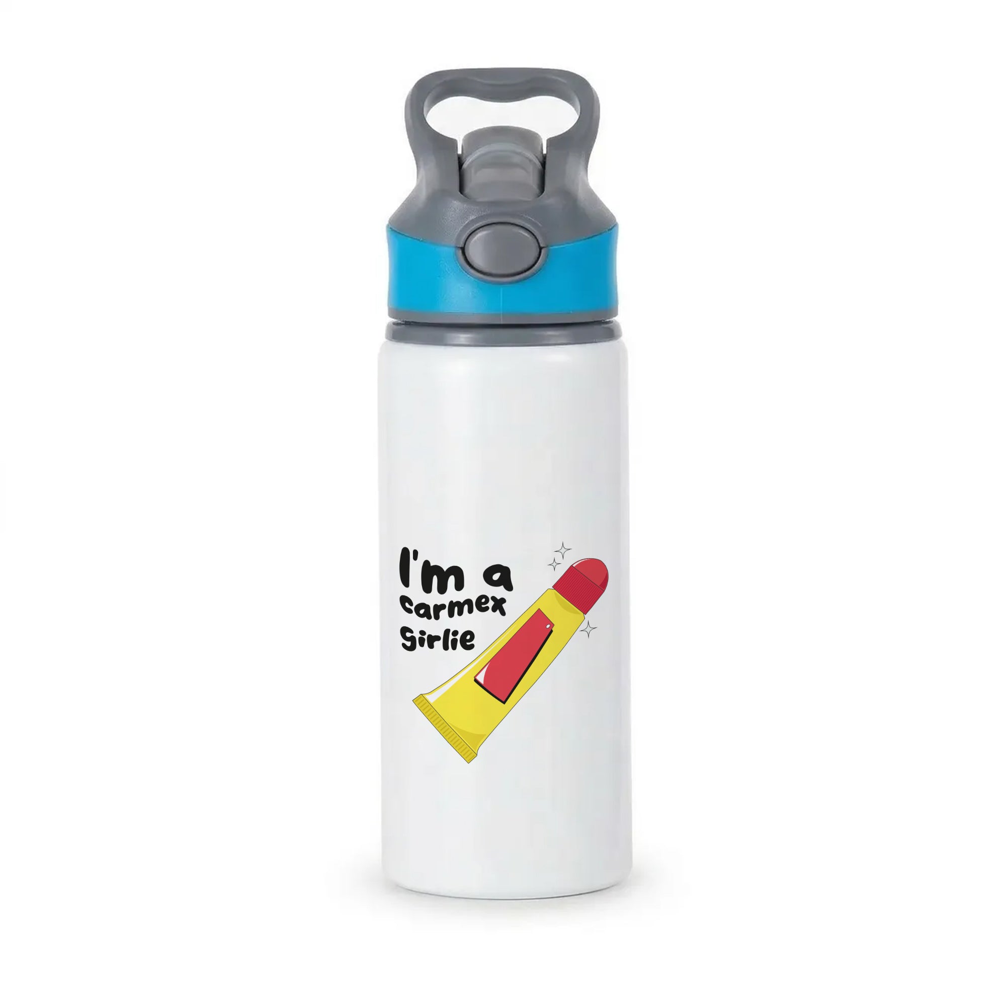 I'm A Carmex Girlie - Chamberlain Active Water Bottle - Blue