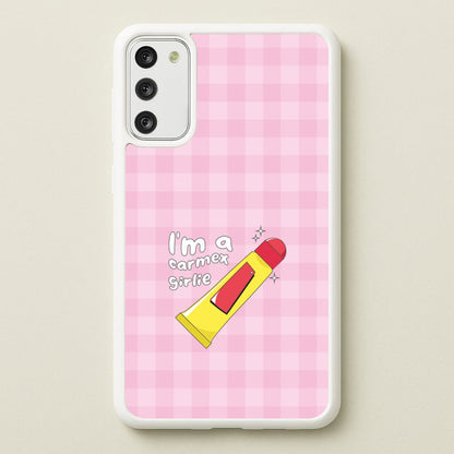 I'm A Carmex Girlie - Chamberlain  - Emma Chamerlain Phone Case for Galaxy S20FE