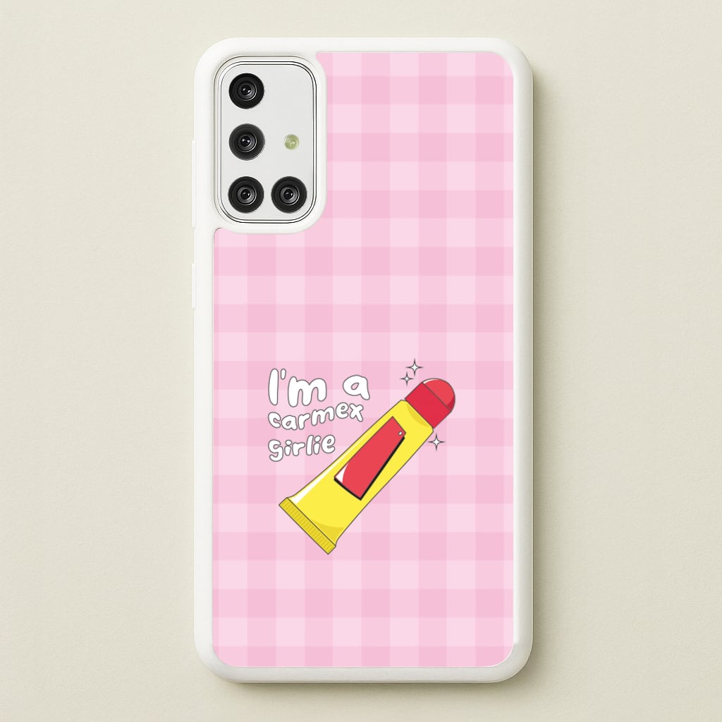 I'm A Carmex Girlie - Chamberlain  - Emma Chamerlain Phone Case for Galaxy A71