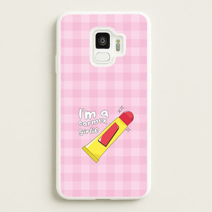 I'm A Carmex Girlie - Chamberlain  - Emma Chamerlain Phone Case for Galaxy S9